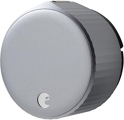 august smart locks for homes works with existing front door deadbolt.